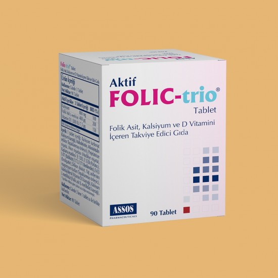 Folic Trio® Tablet Folic Trio® Tablet - Gıda Takviyeleri Vitaminler