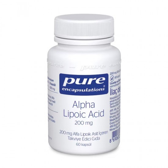 Alpha Lipoic Acid | Pure Encapsulations® Ürün Resmi Alpha Lipoic Acid | Pure Encapsulations® Ürün Görseli