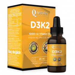 Q Natura Series Vitamin K2 ve Vitamin D3 - 20 ml