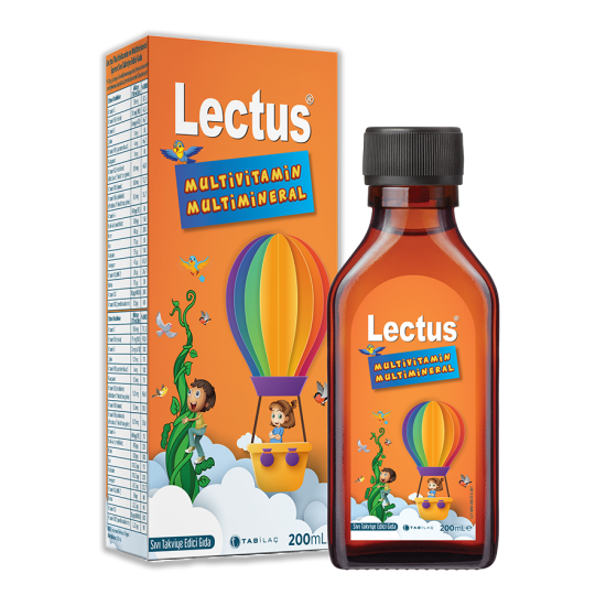 Lectus Multivitamin Multimineral Şurup - Sağlıklı Yaşam İçin Tam Destek Lectus Multivitamin Multimineral Şurup Ürün Görseli