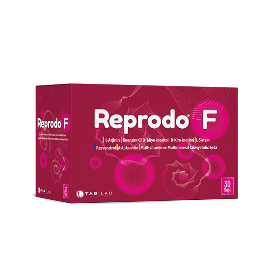 Reprodo F Takviye Edici Gıda - Üreme Sağlığı ve Antioksidan Desteği Reprodo F Takviye Edici Gıda Ürün Görseli