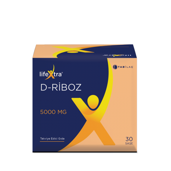 LifeXtra D-Riboz Enerji ve Sağlık İçin Takviye Edici Gıda LifeXtra D-Riboz Takviye Edici Gıda Ürün Görseli